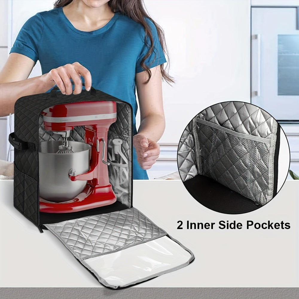 Vertical Mixer Storage Bag with Pockets Dust Cover for Blenders Durable Non-Food Safe