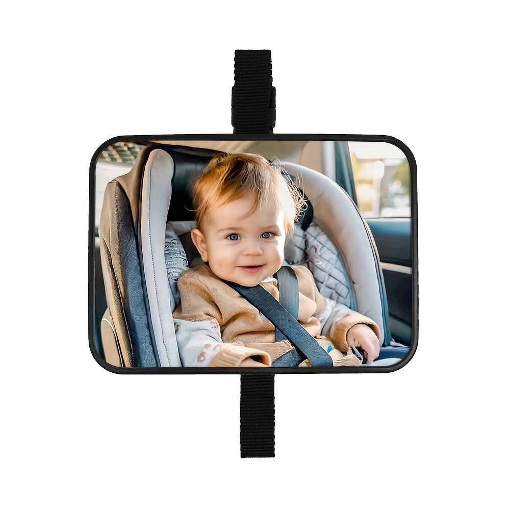 Rear-Facing Infant Car Mirror Crash-Tested Shatter-Resistant Wide View