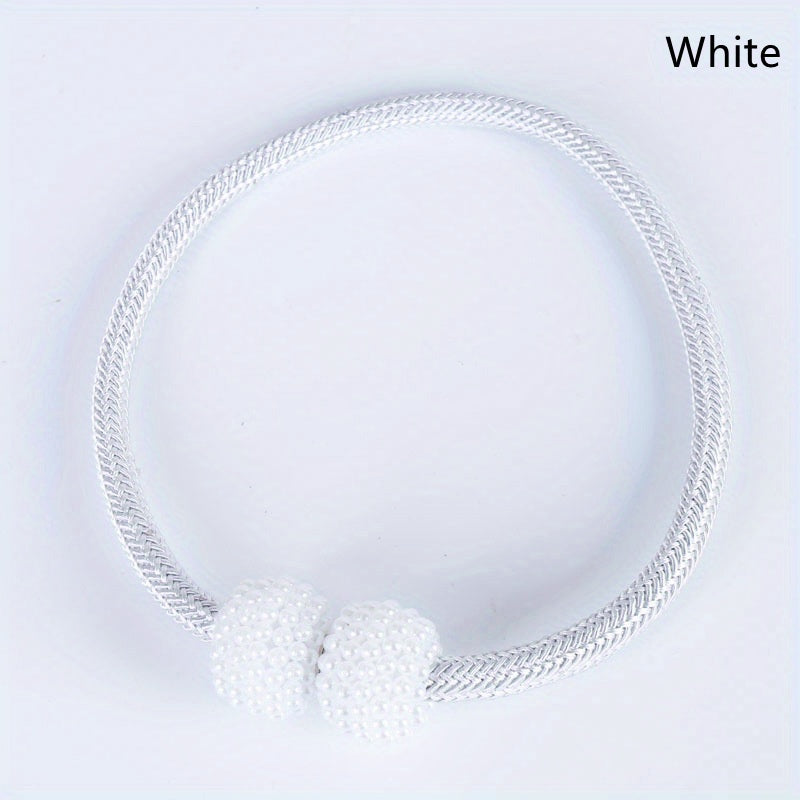 Magnetic Curtain Tiebacks Set for Securing Curtain Ropes Home Office Decor