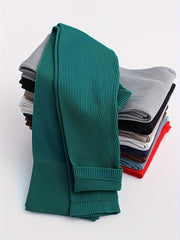 Women's Solid Color Wideband Waist Yoga Leggings Breathable Tummy Control High Stretch