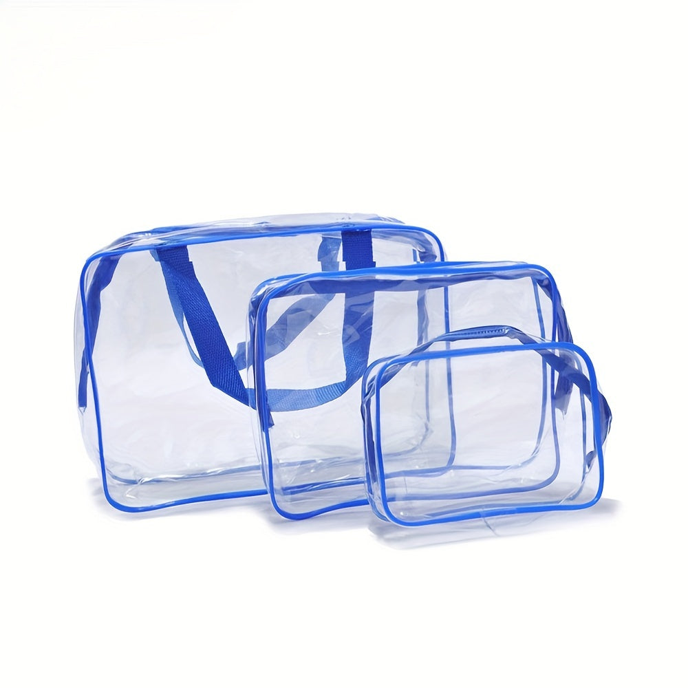 Waterproof Travel Toiletry Bag Set with Compartments for Women’s Essentials