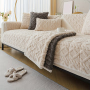 Qalin plush divan qoplamasi bohemian shik uslubida, uy hayvonlari uchun qulay va dog'larga chidamli. Mashinada yuvish mumkin va bitta to'rt o'rindiqli divanlar uchun bir nechta ranglarda mavjud.