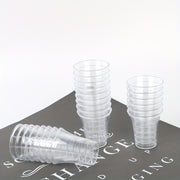 Bir martalik plastmassa shot stakanlar to'plami 50 100 200 500 shisha bayram to'y ichimlik