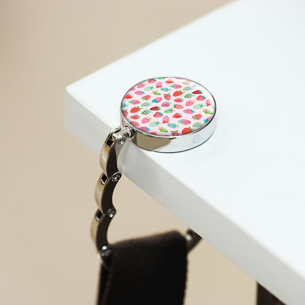 Складной розовый металлический крючок для сумки для путешествий и подарков