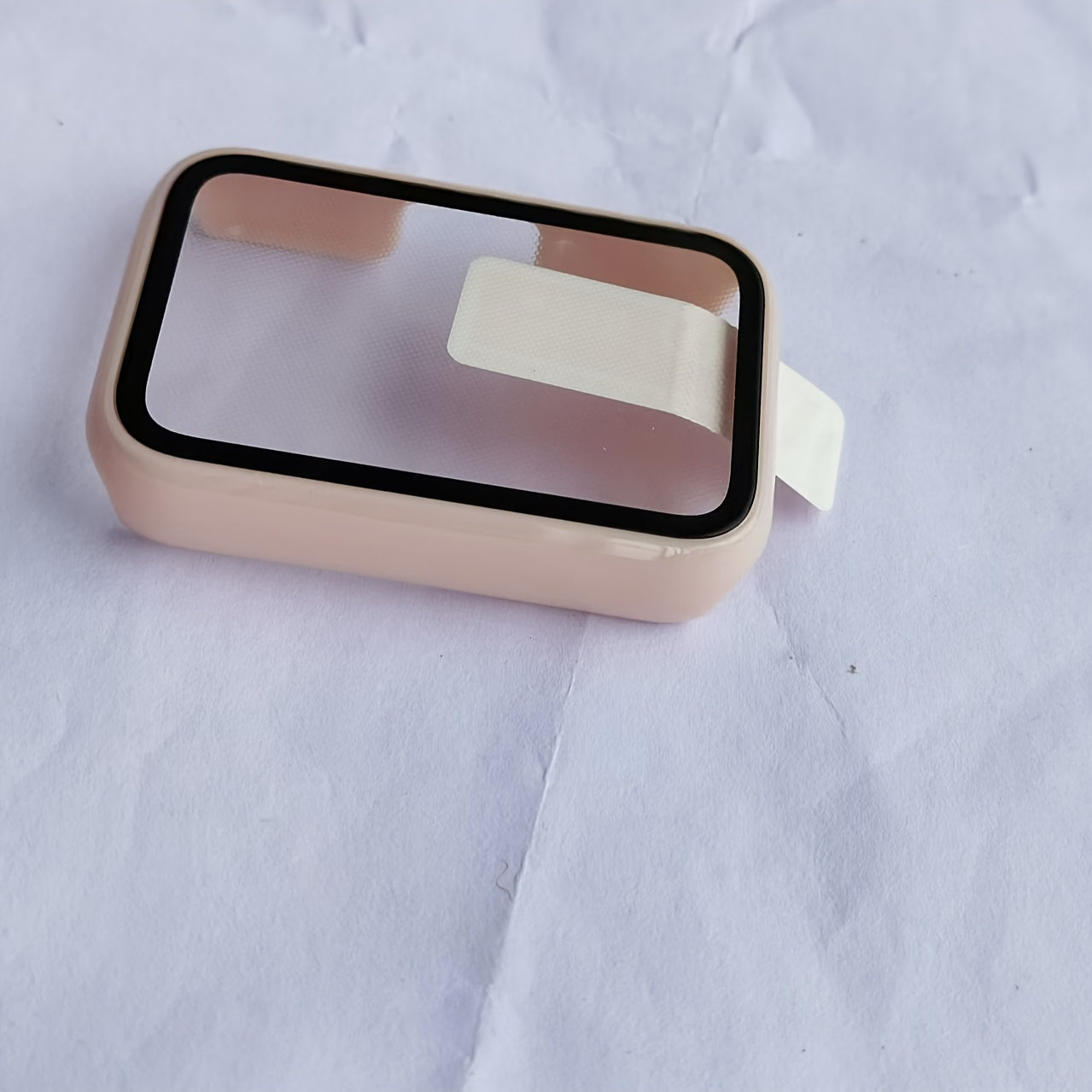 Smartwatch Case for Galaxy Fit3 Tempered Glass Scratch Resistant Hard Shell