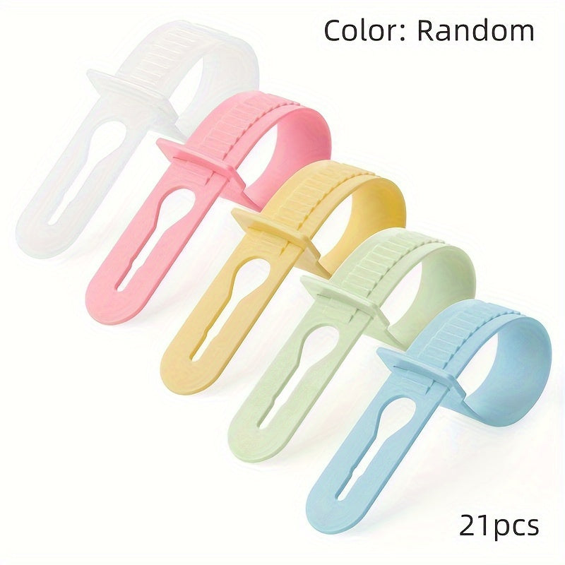 Set of 21 Plastic Clothes Pins Laundry Hanging Clips Indoor Outdoor Windproof Strong Clothespin