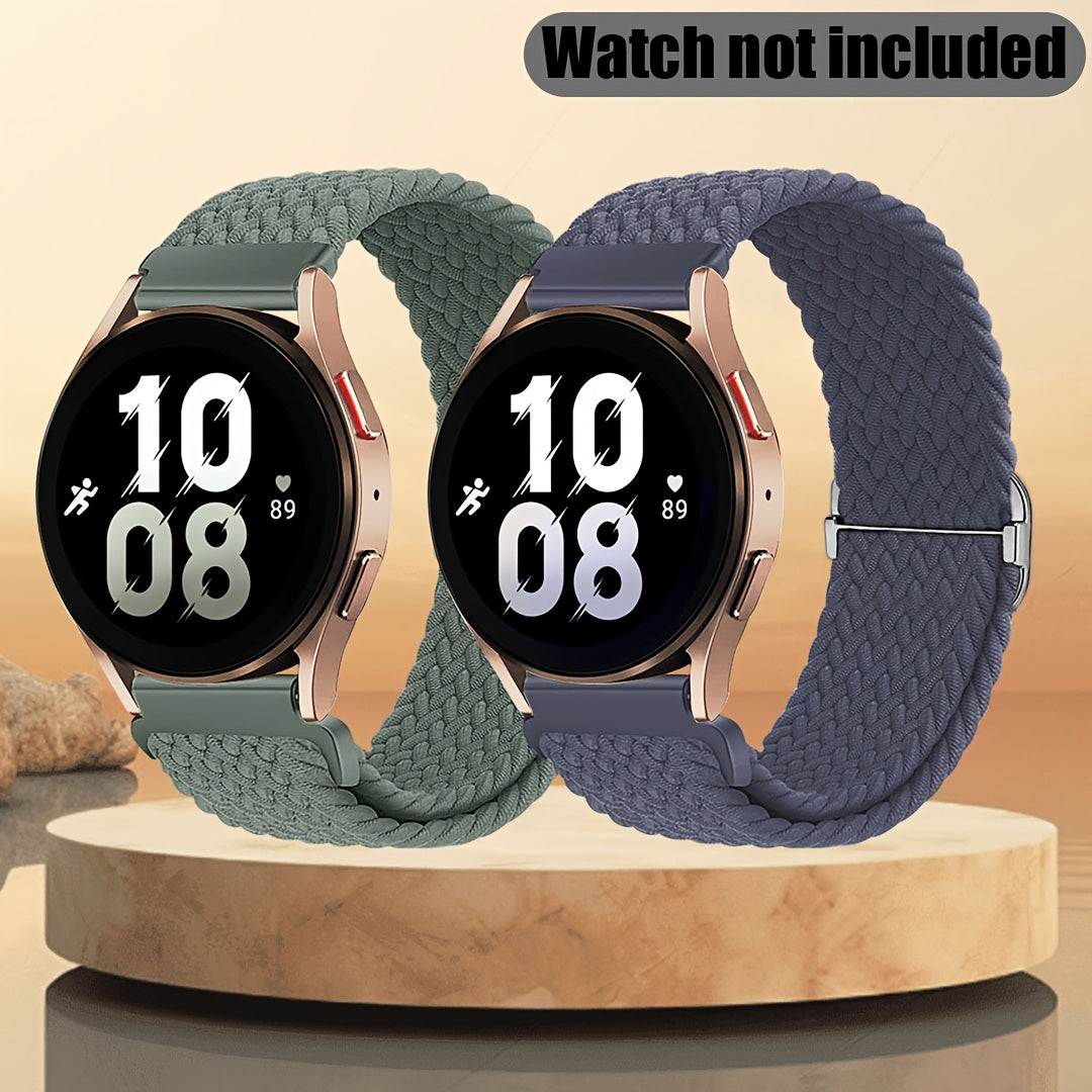Nylon Smartwatch Band for Samsung Galaxy Watch 4 5 6 7 Classic Active 2 45mm 40mm 44mm 42mm 46mm 43mm 47mm