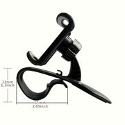 Soporte universal para teléfono de coche, clip de montaje duradero de ABS, soporte para tablero para smartphone