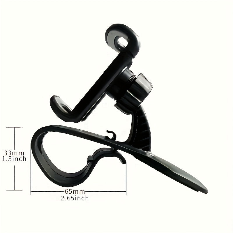Soporte universal para teléfono de coche, clip de montaje duradero de ABS, soporte para tablero para smartphone