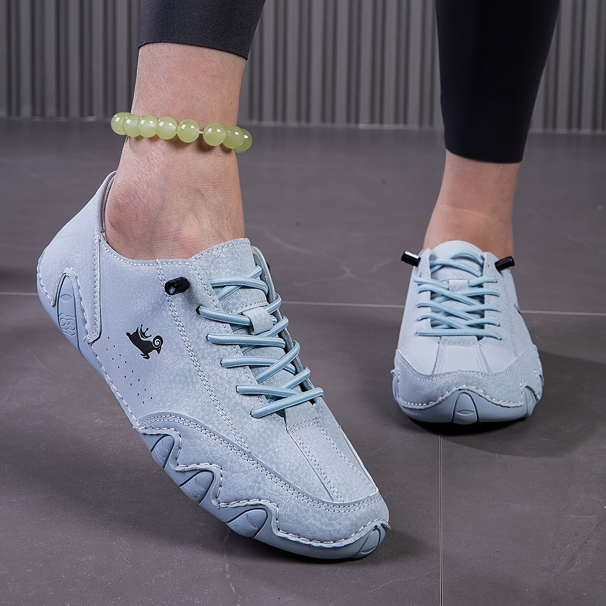 Girls Casual Sneakers Synthetic Mesh Breathable All-Season Light Blue