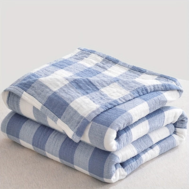 Мягкое и теплое плед с классическим клетчатым узором, идеально подходит для уютного времяпрепровождения на диване, в офисе или во время кемпинга. Этот многофункциональный плед отлично подходит для всех сезонов и станет прекрасным подарком.