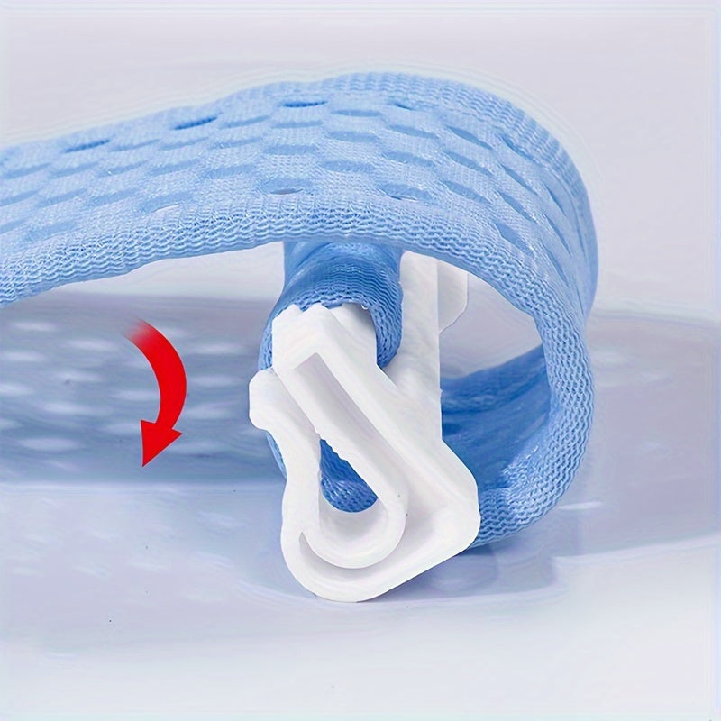 Bolalar uchun hammom uchun tarmoq qoʻllab-quvvatlash mato, yostiqsiz tarmoq mato, yulduz naqshli, koʻk, oq, pushti, yashil ranglarda