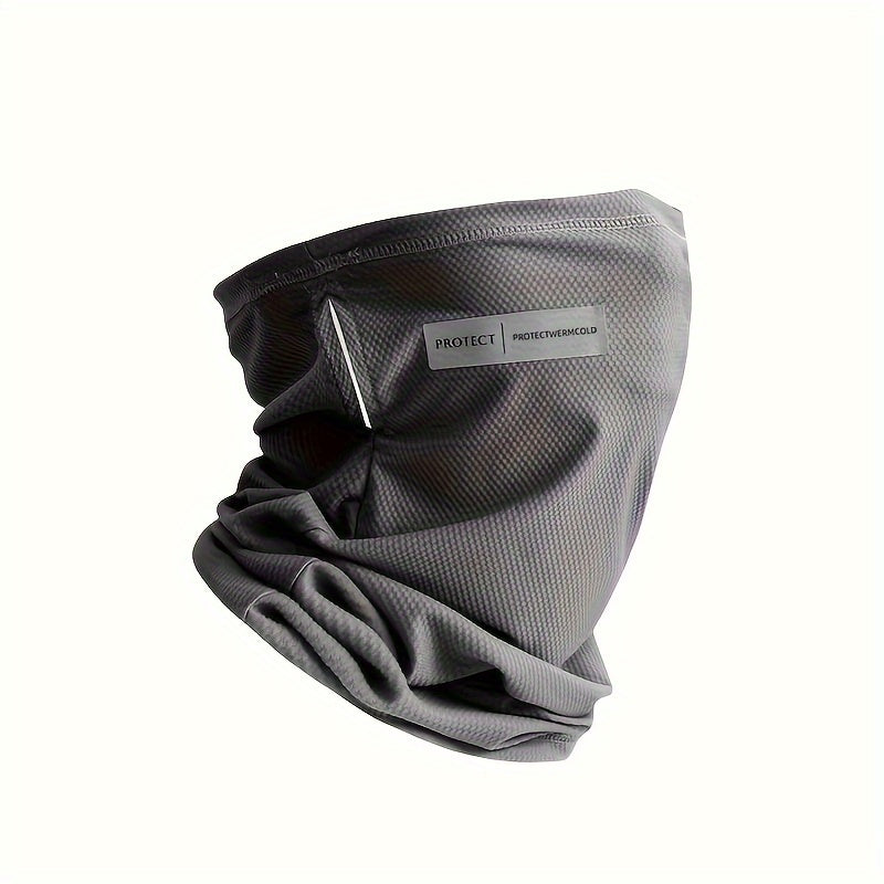 Unisex Breathable Solid Color Sports Face Mask for Outdoor Activities