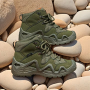 Har mavsumda, ochiq havoda va tasodifiy foydalanish uchun retro uslubidagi mustahkam erkaklar botinkalari, sirpanmaydigan va nafas oladigan dizayn bilan.