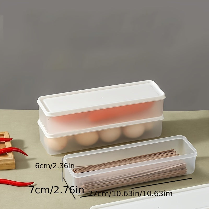 Contenedor de almacenamiento de verduras de plástico reutilizable Square con tapa abatible para hierbas frescas y verduras verdes