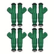 8pcs Fuel Injectors For V8 Cars 440cc 19.05 KG/Hr 4 Holes Replacement