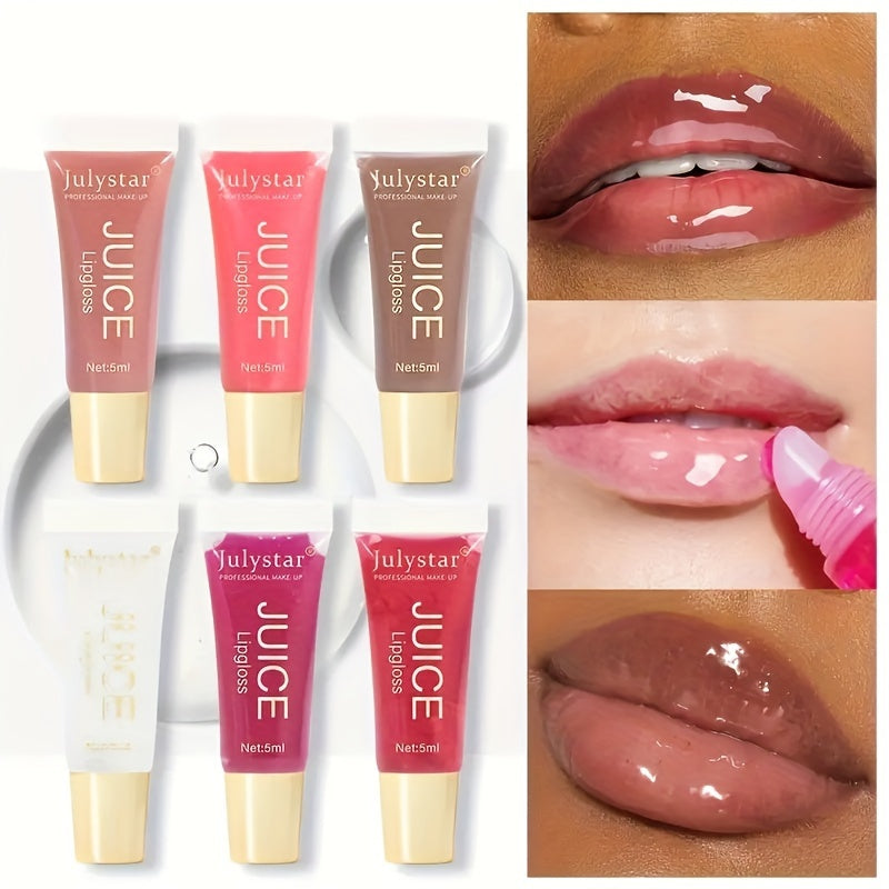 Women's Lip Oil Lip Gloss Moisturizing Dewy Lipstick Fruity Flavor