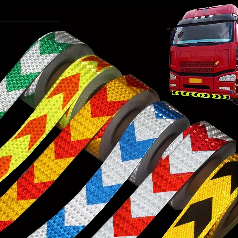 Reflective Safety Stickers Paper Material Warning Stripes for Vehicles Bicycles