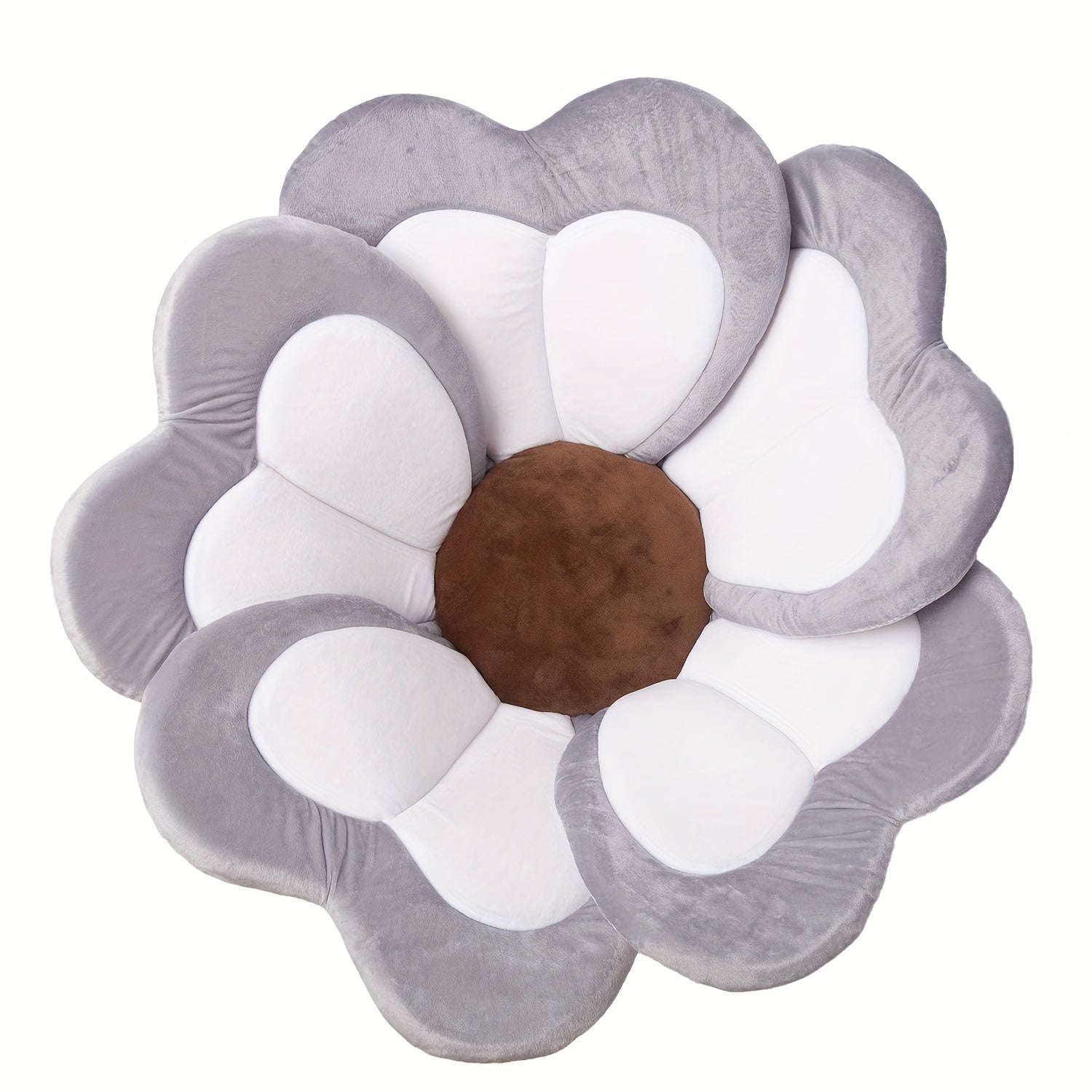 Flower Bath Mat with Cushioned Surface and Multi-Function Design