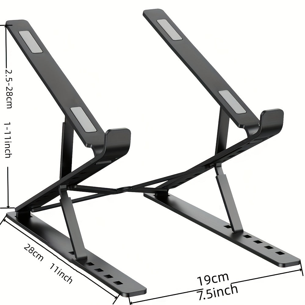Adjustable Foldable Aluminum Laptop Stand for MacBook PC Tablet Notebook