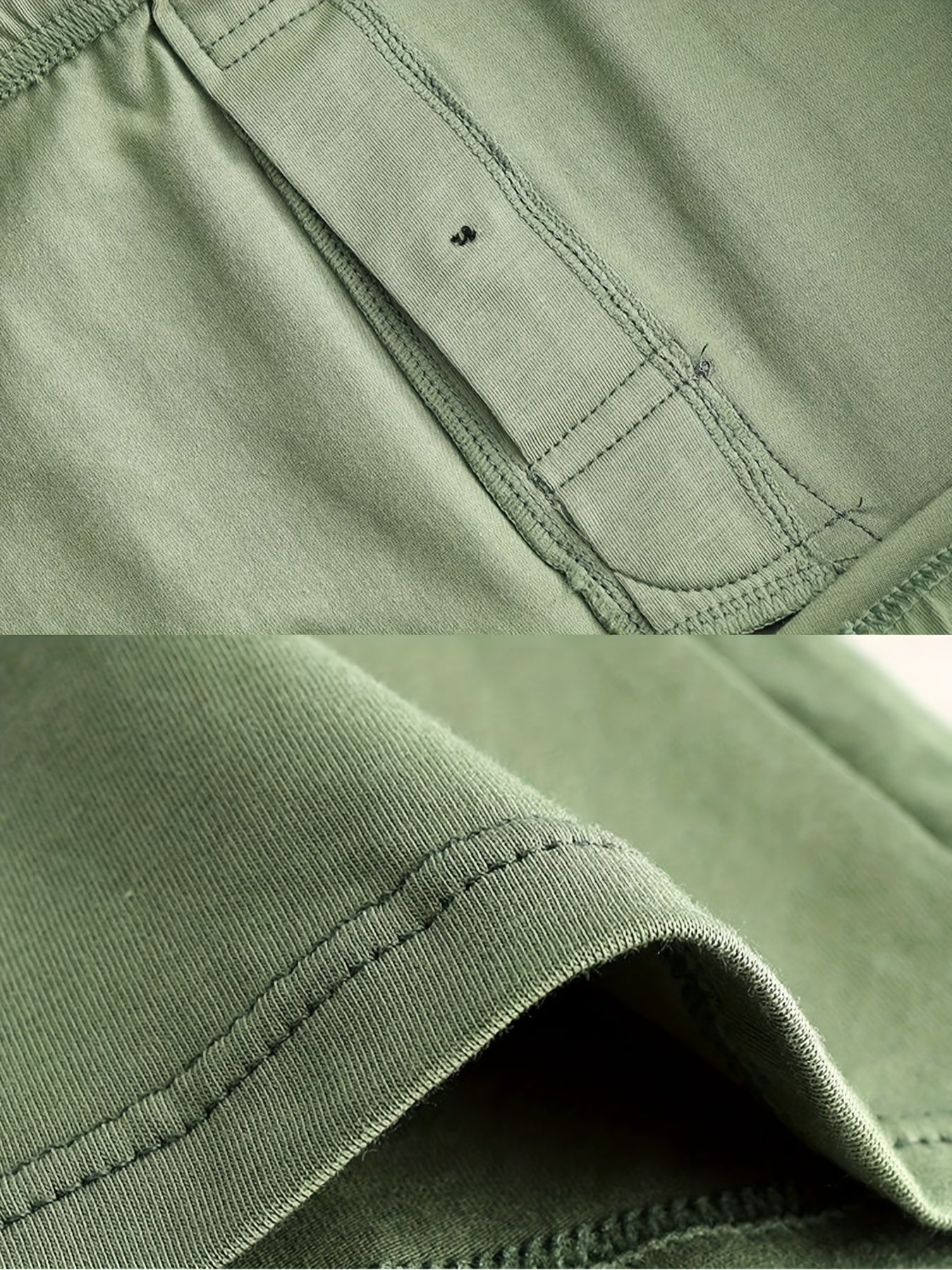 Men's Cotton Boxer Briefs 4-Pack Breathable Solid Color Casual Style