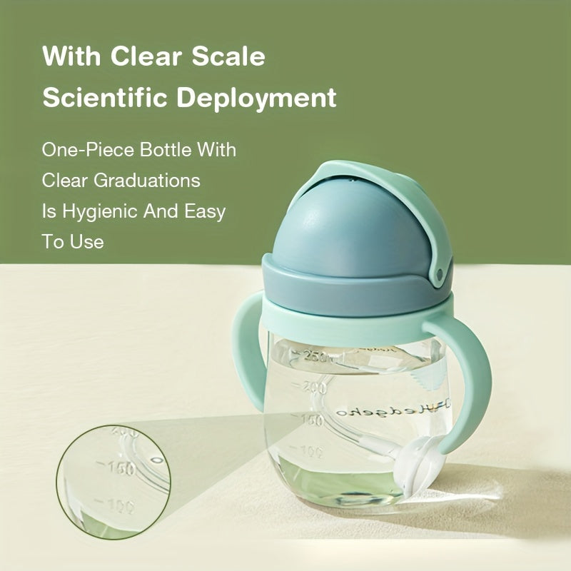 Kids Drinking Cup, Food Safe Straw, Educational Water Bottle, Adorable Gift