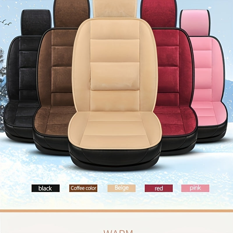 Barcha mavsumlar uchun mo'ljallangan yumshoq avtomobil o'rindiq yostiqchasi L-shakl, issiq va qulay, qayta ishlatiladigan