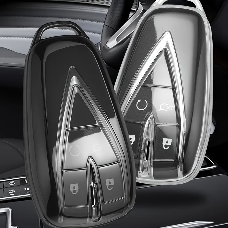 Premium TPU Car Key Case for SUVs Durable Protective Shell Compatible with Multiple Models