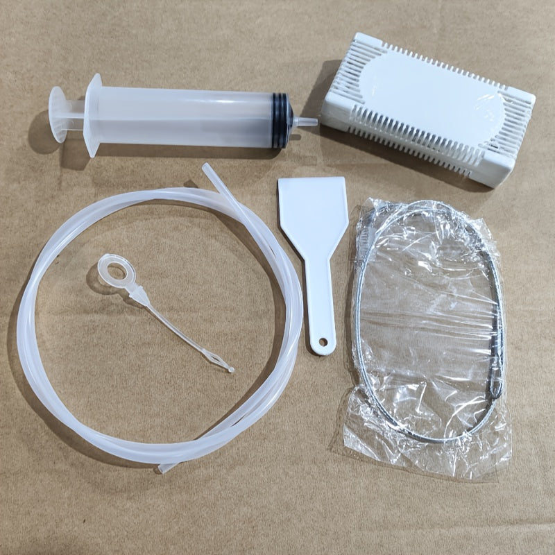 "Uzoq Olib Boruvchi Muzlatgichni Tozalash Cho'tkasi To'plami - 19 Dona, 150.01 sm - Qaytish Shlangi, Qazish Vositasi va Tozalash Cho'tkasi bilan Birga, Oqimlarni To'siqlardan Olib Tashlash va Hidlarni O'chirish Uchun - Samarali Muzlatgich Tozalovchi"