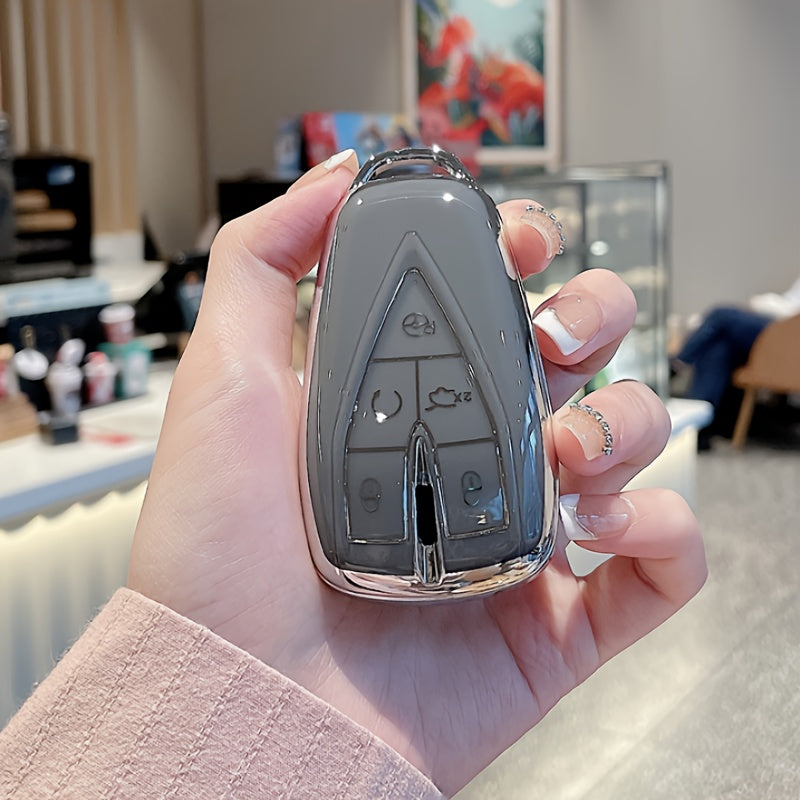 Universal TPU Key Fob Cover for Car Keys, Slim, Shockproof, Durable