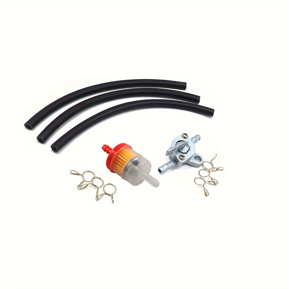 Motorcycle Dirt Bike ATV Fuel Tank Petcock Valve On/Off Switch Gasoline Line