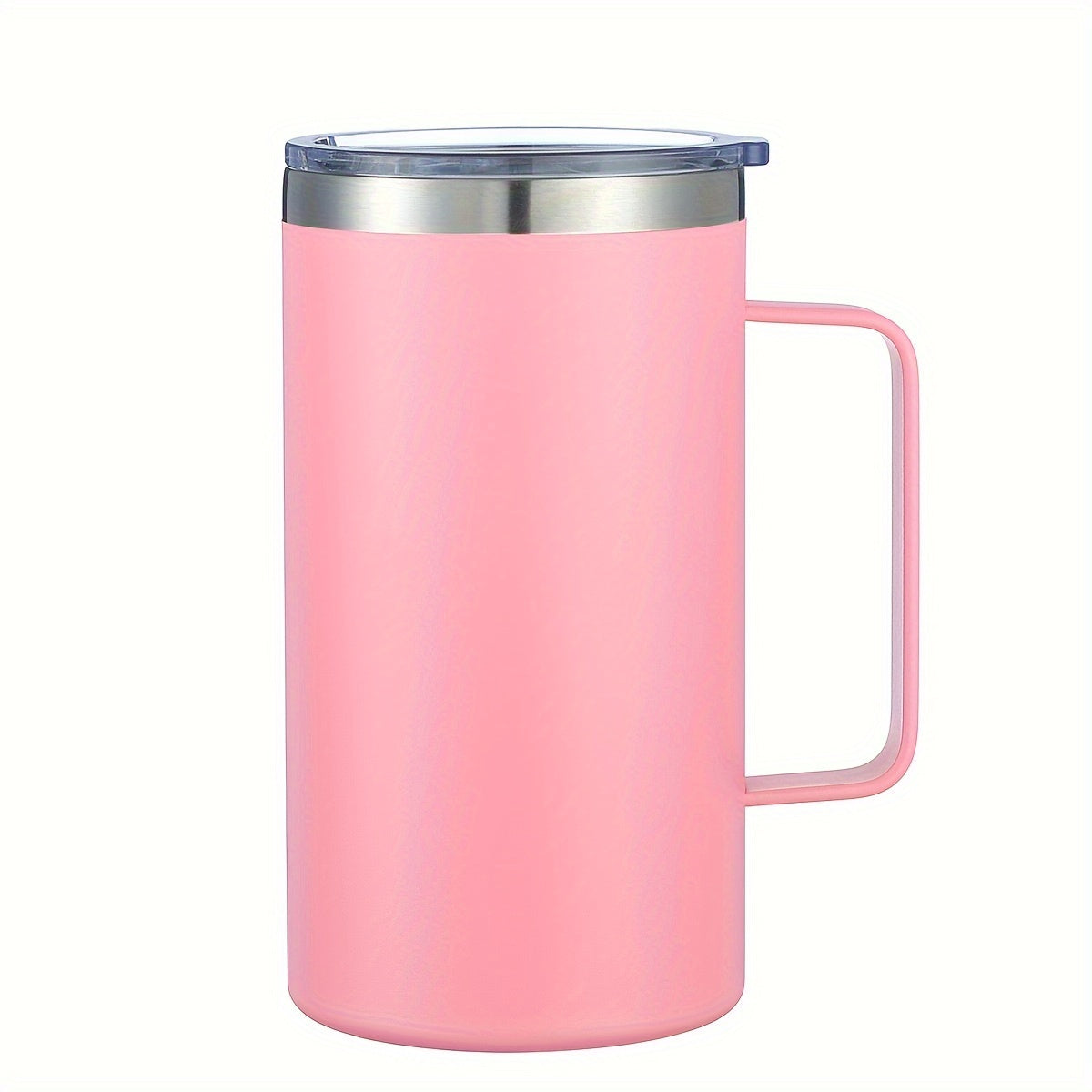 Stainless Steel Coffee Mug 24oz Vacuum Insulated with Lid and Handle