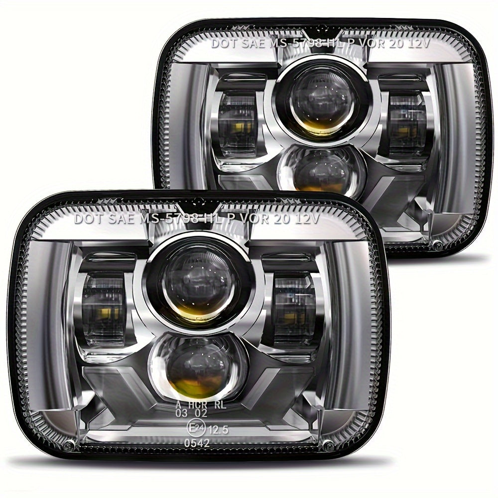 Светодиодные фары с герметичным блоком и дневными ходовыми огнями, указатель поворота 5x7 17,78x15,24 см