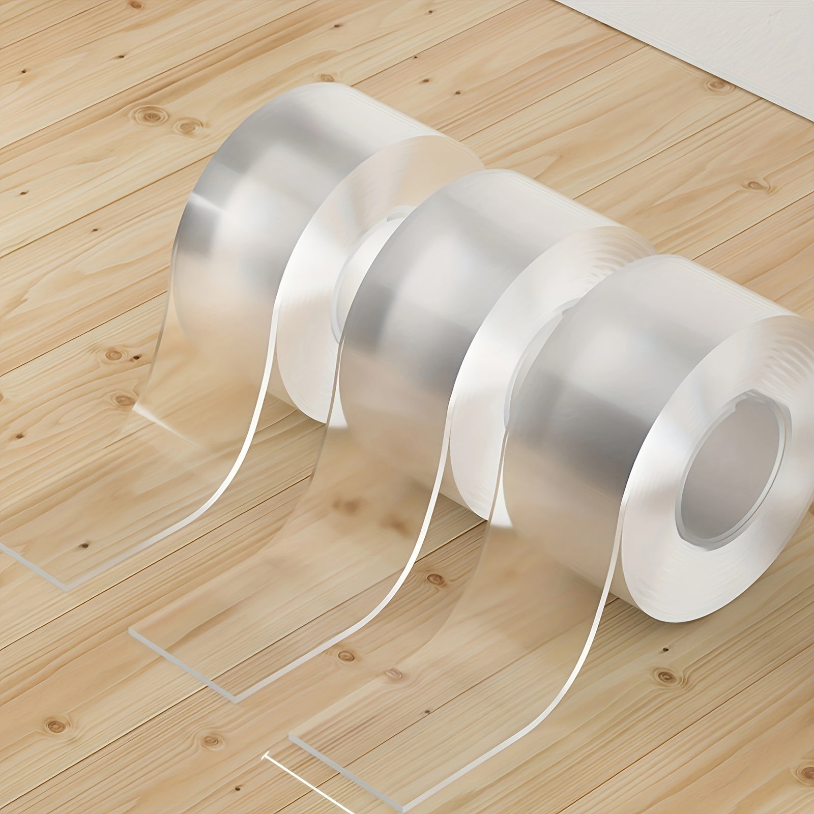 Mebel burchaklari uchun shaffof plastmassa chekka himoya lentasi 2 metr shaffof yopishqoq