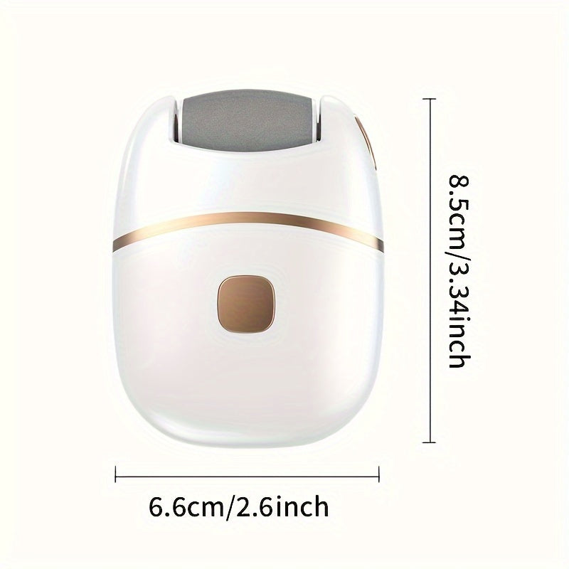 Electric Foot Grinder Rechargeable Cordless with 2 Speeds and LED Lights