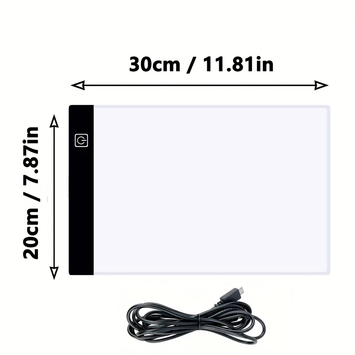 Acrylic LED Drawing Light Pad with Dimmable Levels in A5 A4 A3 Sizes for Art and Learning