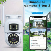 1080p WiFi Indoor Security Camera with Pan Tilt Night Vision Two-Way Audio Remote Viewing