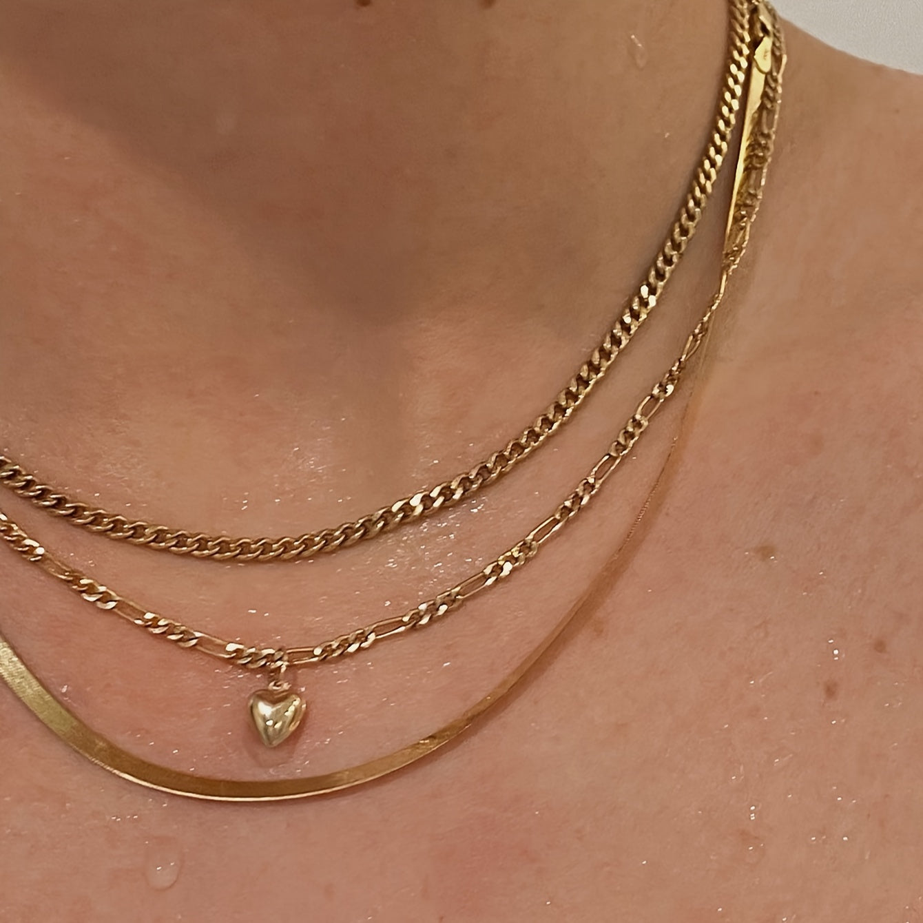 11-Piece Necklace Set with Imitation Pearls Rhinestone Butterfly Geometric Jewelry for Women