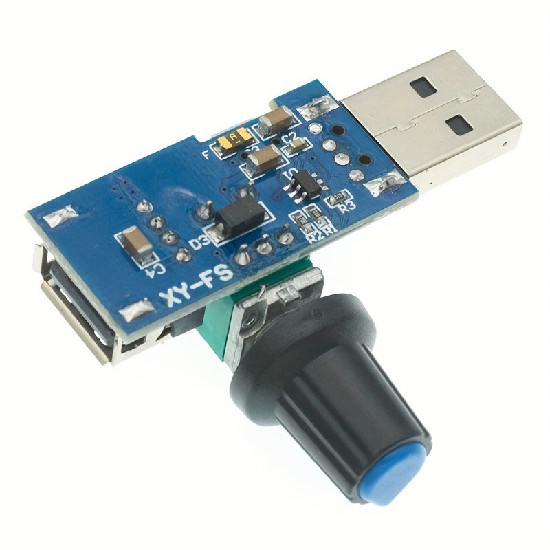 Контроллер скорости вентилятора USB для 5V DC вентиляторов - тихий, регулируемый, легкий в использовании