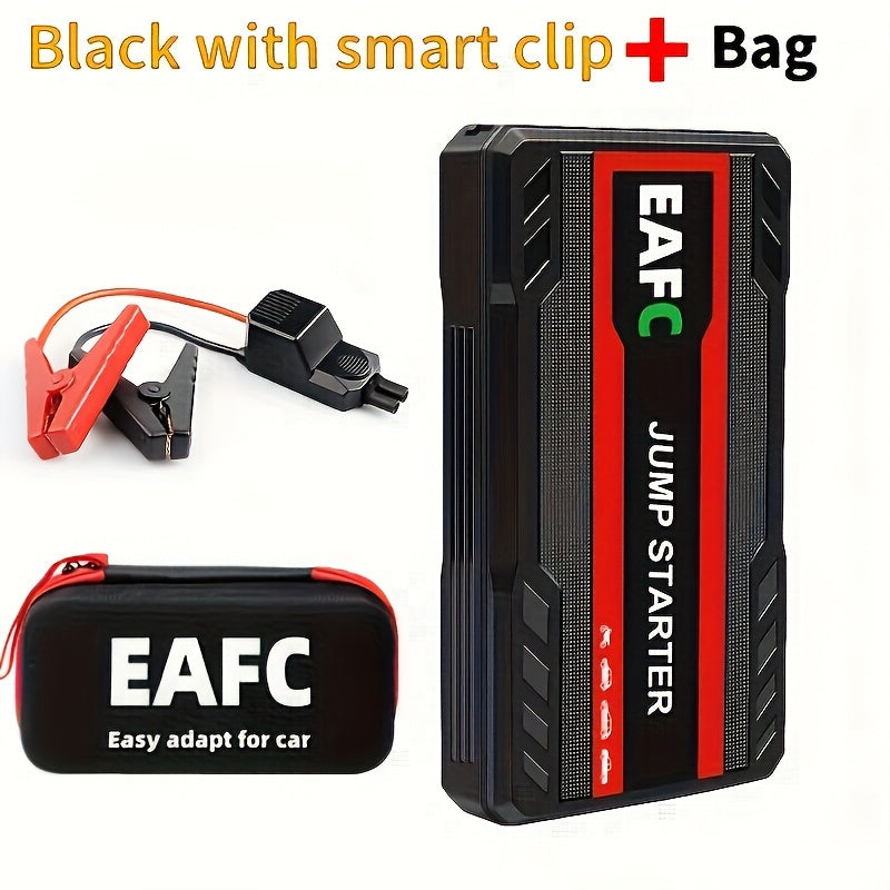 2023 Portable Car Jump Starter with LED Light and USB Power Bank for 12V Gasoline Cars Up to 3.0L