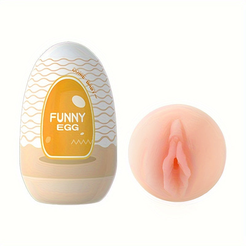 Men's Mini Masturbation Cup with Realistic Vagina Soft Material Stimulator
