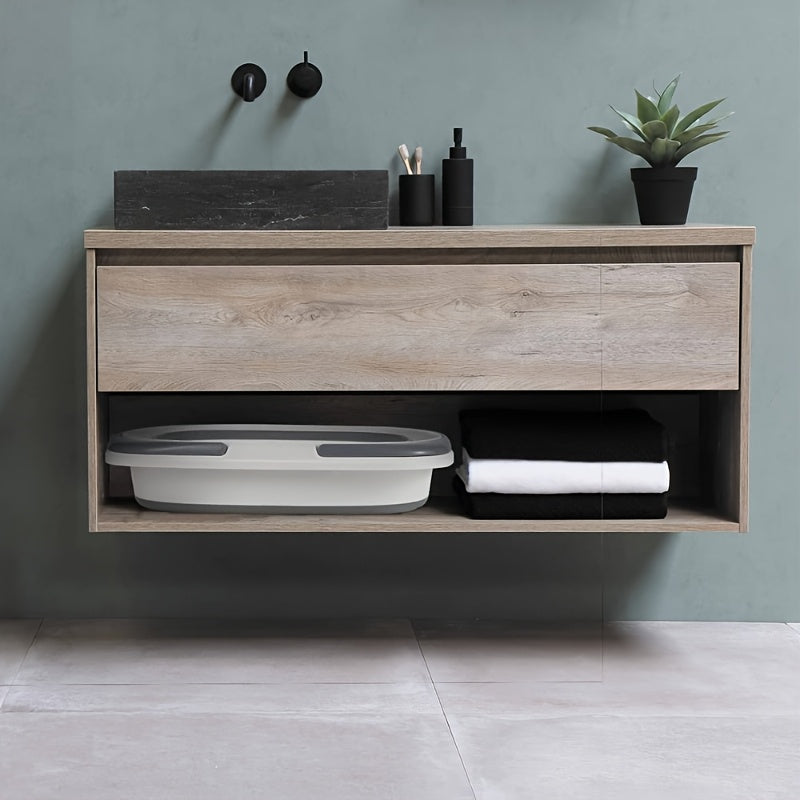 16L Egiluvchan Silikon va PP qozon, tutqich bilan, sayohat qilish, tozalash va uy uchun