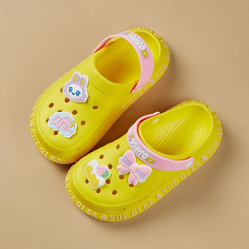 Girls' Cartoon Clogs EVA Slip-On Summer Indoor Outdoor Kids' Shoes
