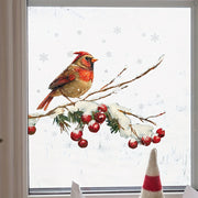 Snowman Birds Snowflake Window Clings Christmas Decorations for Home School Outdoor