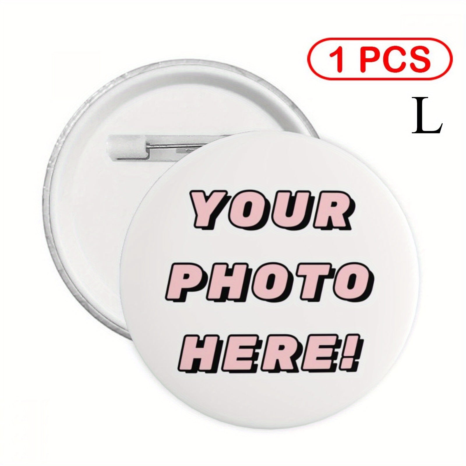 Halloween va Rojdestvo kiyimlari uchun maxsus aylana belgi pin, mustahkam va qulay