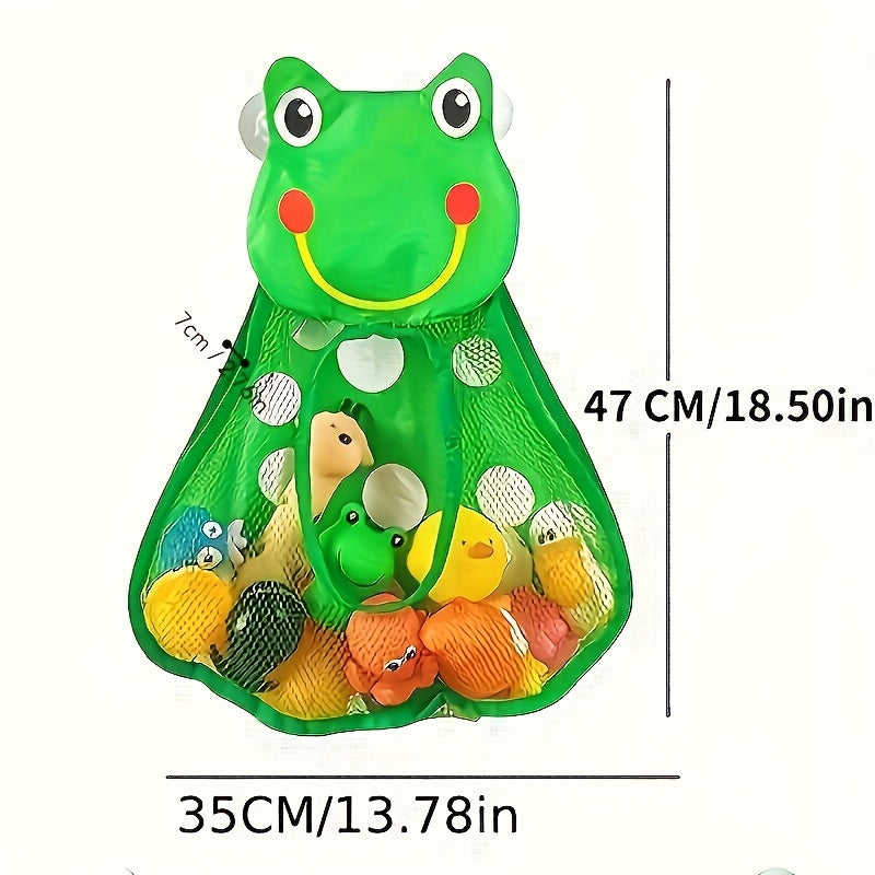 Keng mesh osma o'yinchoq tashkilotchisi, vakuumli qopqoq bilan - bayramlar uchun mukammal sovg'a.