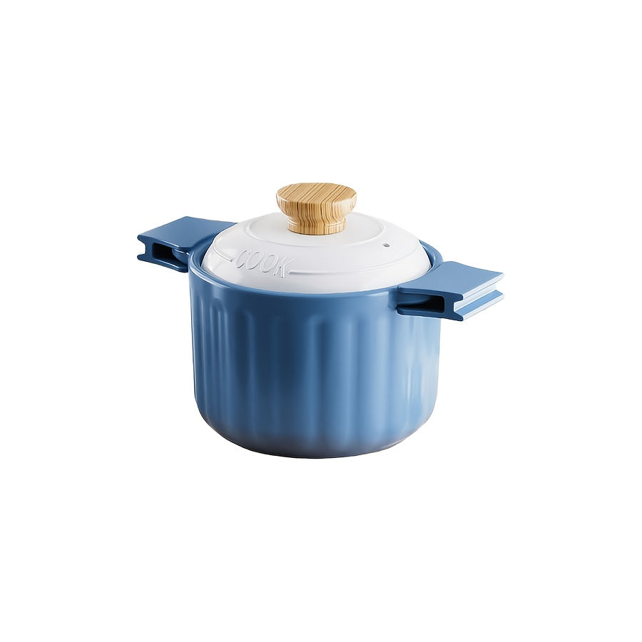 Keramika Sho'rva Qozoni: Issiqlikka chidamli, yopishqoq bo'lmagan, sho'rva va uzum uchun xavfsiz. Uy oshxonasida foydalanish uchun ideal, induksion pechlar uchun mos emas.