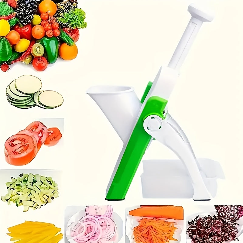 Vegetable Slicer for Kitchen, Handheld Food Chopper, Easy to Use