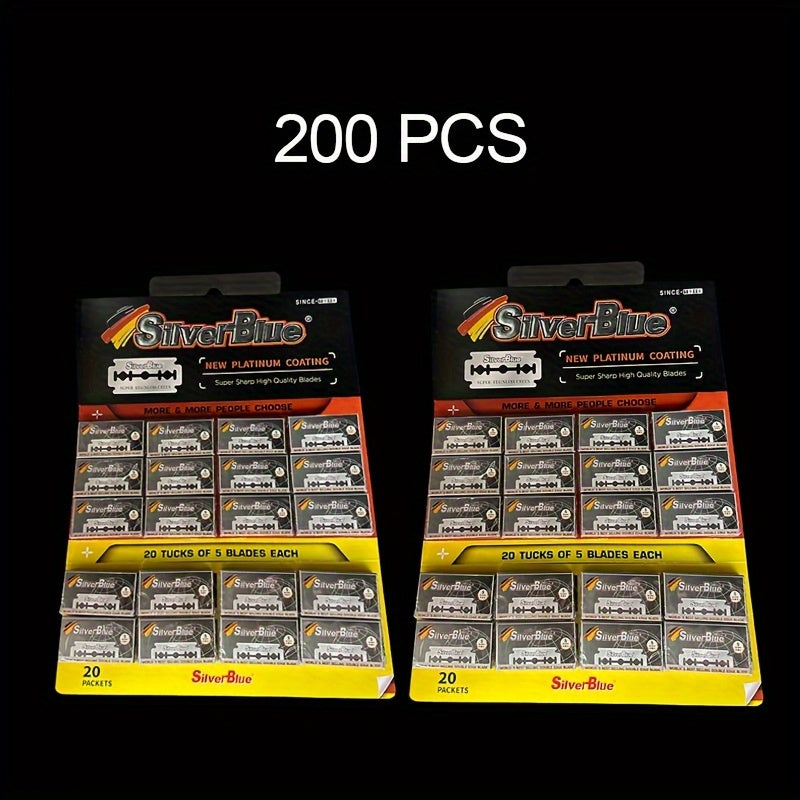 Men Women Double-Sided Stainless Steel Razor Blades 5/10/20 Pcs Sharp Comfortable