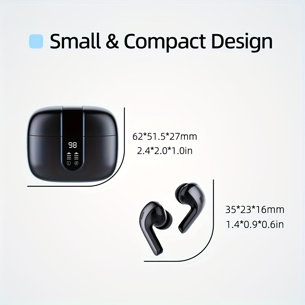 Wireless Earbuds with Charging Case for iPhone and Android Sports Noise Cancelling